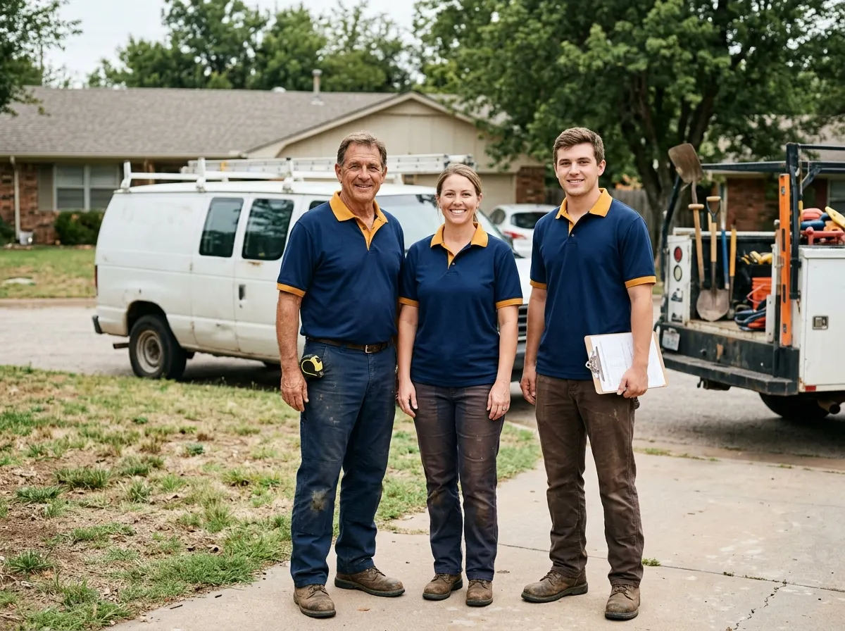 The Liftwell Foundation Repair team, foundation repair in Norman, OK